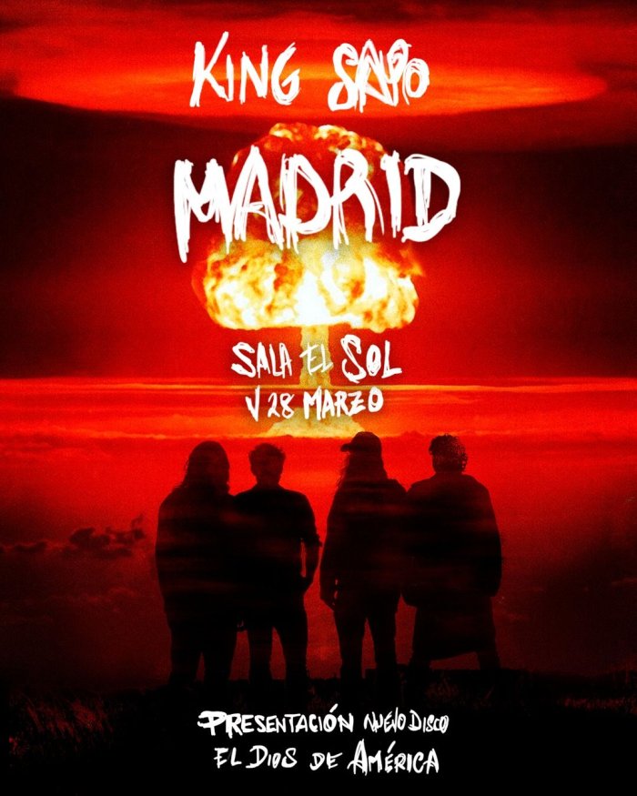 Cartel del concierto en Madrid