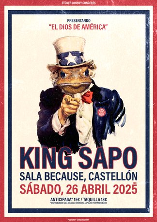 Cartel del concierto en Castellón