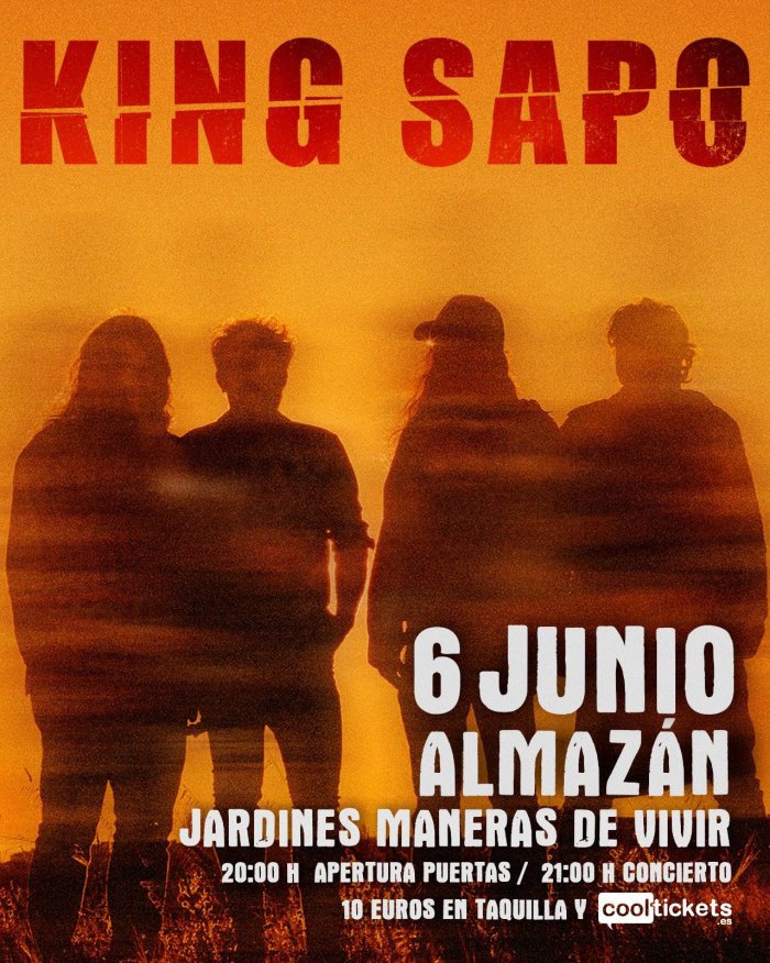 Cartel del concierto en Almansa (Albacete)
